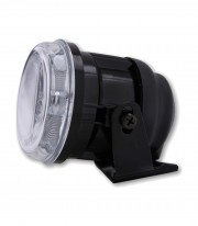 Faro Antiniebla Highsider en Negro con Cristal Transparente
