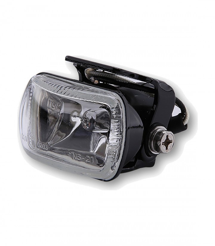 Faro Antiniebla Highsider Micro en Negro con Cristal Transparente