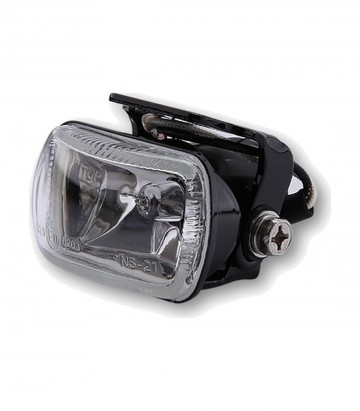 Highsider Fog Light Micro in Black with Clear Lens