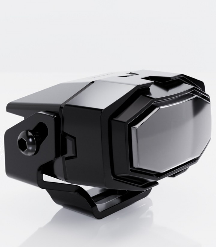 Faro Antiniebla LED Highsider MH24-FOG en Negro con Cristal Transparente