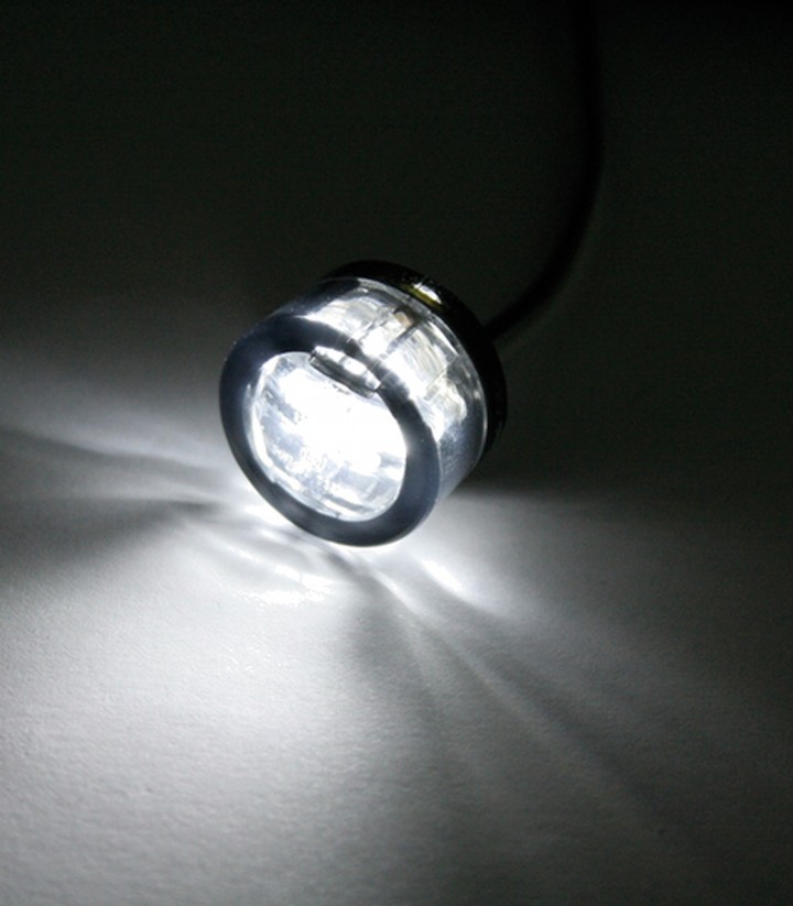 Luz de Posición LED Highsider Micro Pin con Cristal Ahumado