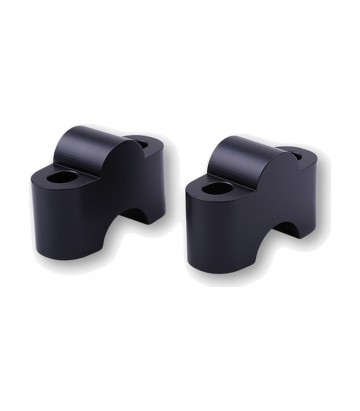 Lenkererhöhungen Highsider 25 mm in Schwarz