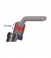 Highsider Handlebar Risers 25 mm in Black