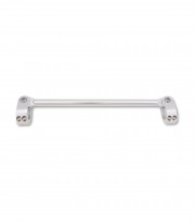 Highsider Handlebar Brace Cross-Bar ST02 with Two-Piece Clamp in Silver