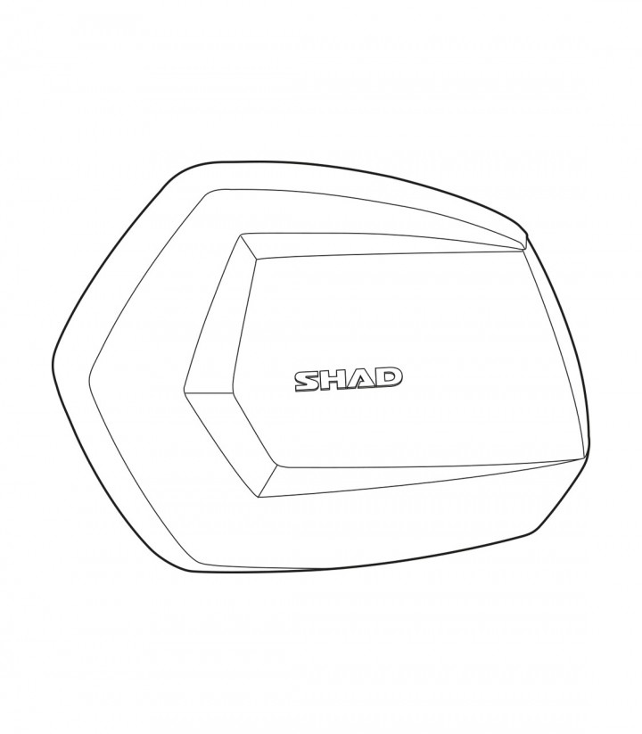 Tapa para IZQUIERDA ALUMINIO SH35 Izquierda SHAD D1B35TLR