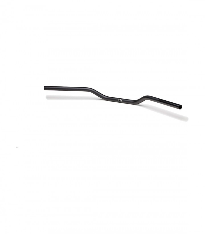 Lenker Highsider Superbike A01 22,2 mm Aluminium gestrahlt in Schwarz