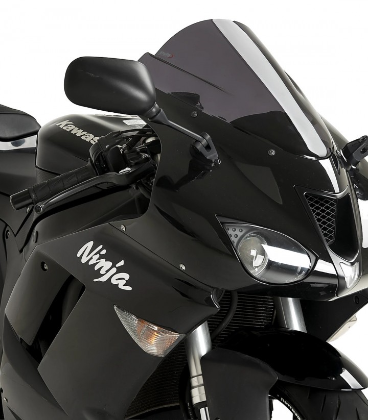 Cúpula Puig Z-Racing Kawasaki ZX-10R (06-07), ZX-6R Ninja (05-08) Ahumado oscuro 23215F