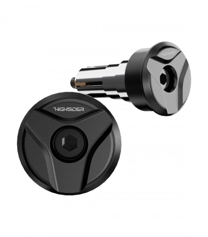 Contrapesos Highsider Victory-Ultra LS en Negro Mate