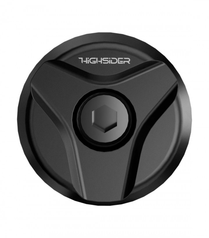 Highsider Bar Ends Victory-Ultra LS in Matt Black