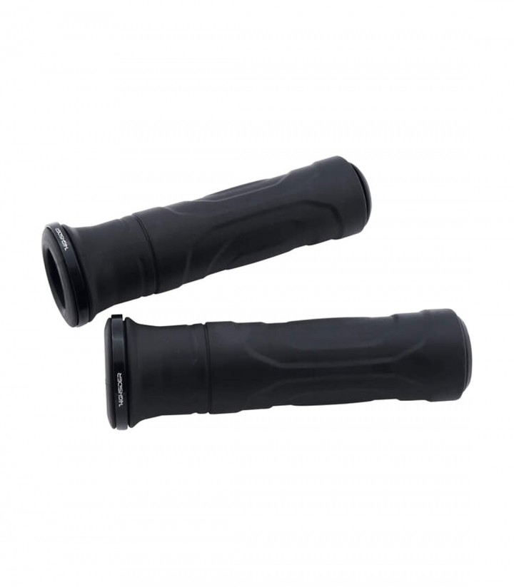 Puños Highsider Montana de Goma 22,2 mm / 125 mm en Negro