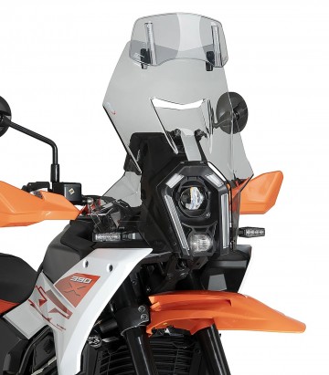 KTM 390 Adventure R (25-26), 390 Adventure X (25-26) Puig Touring with visor Smoked Windshield 23150H