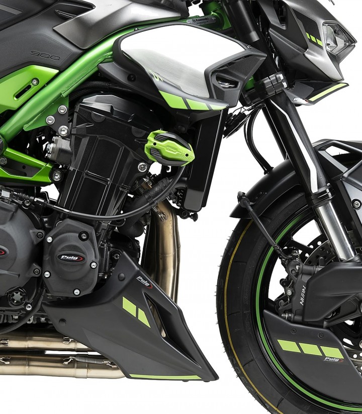 Tapas protectoras del motor 22608N de Puig para Kawasaki Z900 (25-26)