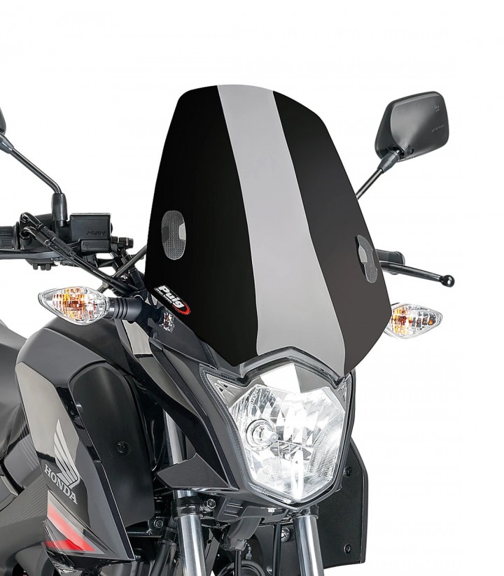 Windschild Puig New Generation Sport Honda CB125F (15-26) Schwarz 7726N