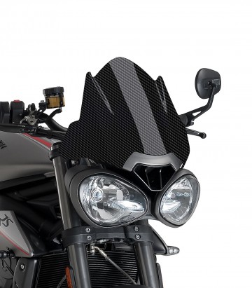 Cúpula Puig New Generation Sport Triumph Speed Triple 1050 R/RS/S (16-20), Street Triple 765 R/RS/S (17-21) Símil carbono 8929C