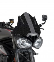 Triumph Speed Triple 1050 R/RS/S (16-20), Street Triple 765 R/RS/S (17-21) Puig New Generation Sport Carbon look Windshield 8929