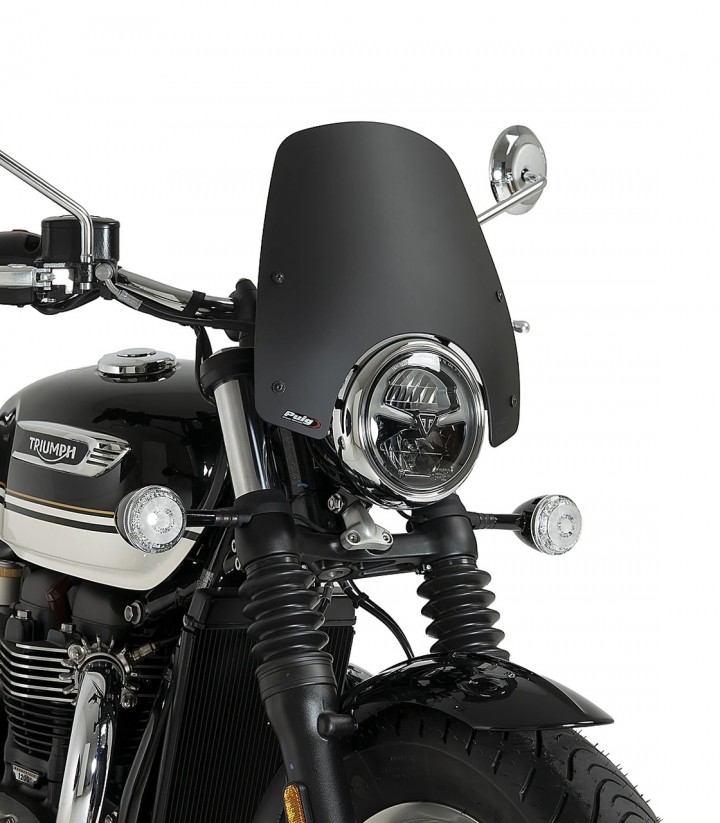 Cúpula Puig New Generation Sport Triumph Bonneville Speedmaster (25-26) Negro mate 22998J