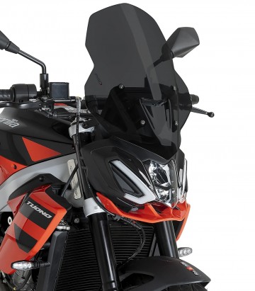 Aprilia Tuono 457 (25-26) Puig New Generation Touring Dark smoked Windshield 22691F