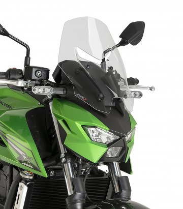 Kawasaki Z650S (26) Puig New Generation Touring Transparent Windshield 23036W