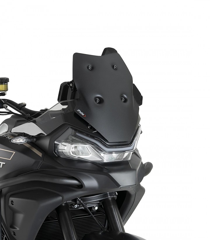 Windschild Puig Sport CFMOTO 700MT (25-26), 800MT-X (25-26) Mattschwarz 22836J
