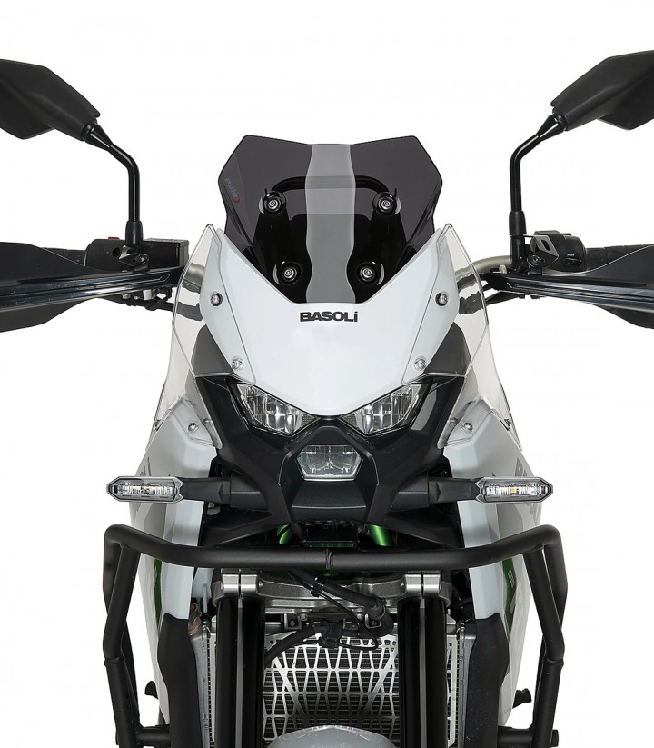 Windschild Puig Sport Kawasaki KLE500 (25-26) Dunkel getönt 23072F