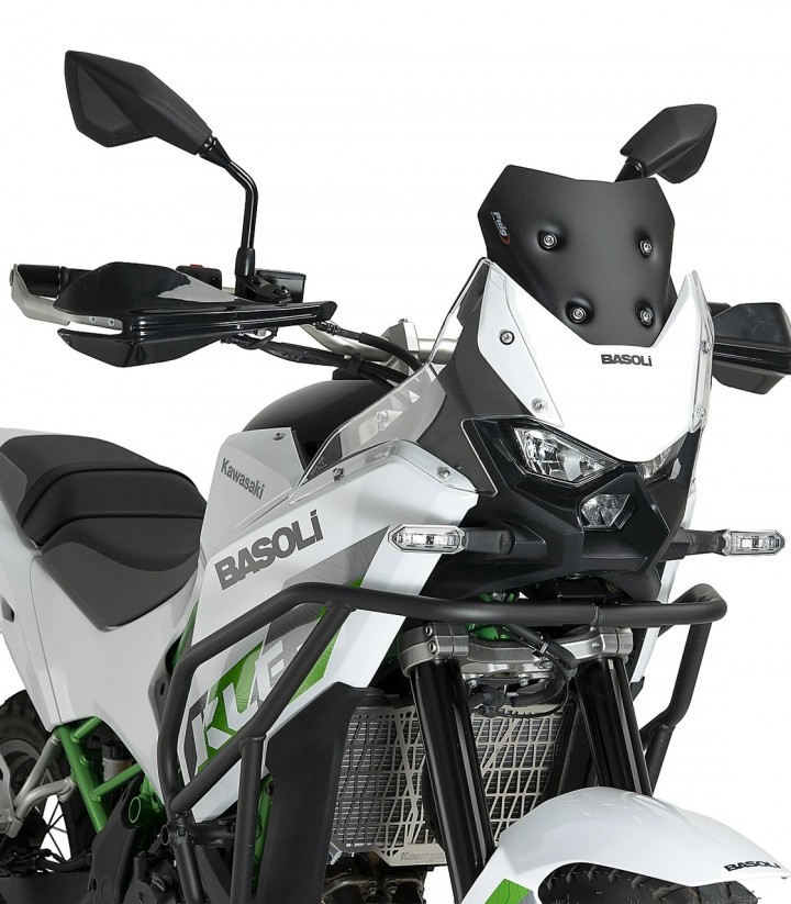 Windschild Puig Sport Kawasaki KLE500 (25-26) Mattschwarz 23072J