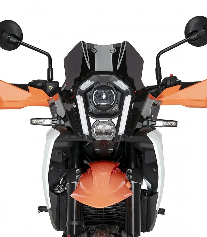 Windschild Puig Sport KTM 390 Adventure R/X (25-26) Dunkel getönt 23016F