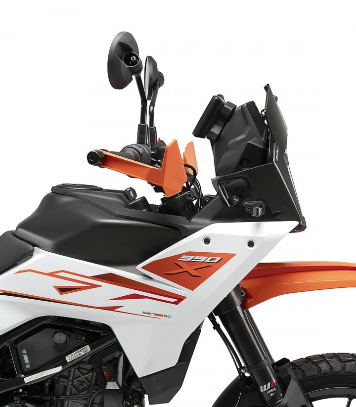 Windschild Puig Sport KTM 390 Adventure R/X (25-26) Dunkel getönt 23016F
