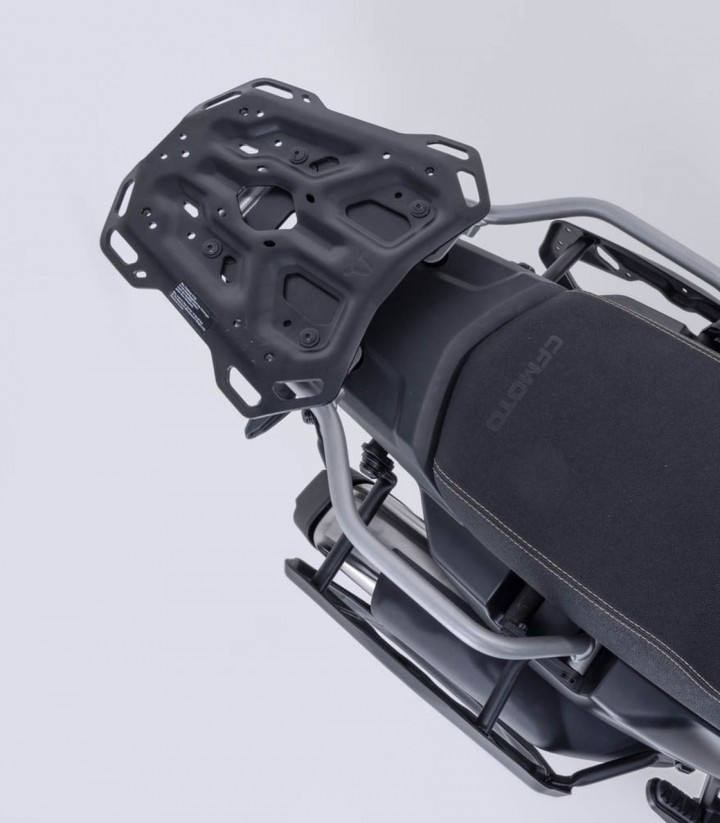 Pack Maletas Laterales + Baúl 38 L TRAX ADV en Negro + Soportes CFMOTO 1000MT-X (25), 800MT-X (24) SW-MOTECH ADV.10.057.75001/B