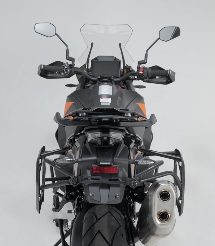 Pack Maletas Laterales + Baúl 38 L TRAX ADV en Negro + Soportes KTM 1290 Super Adventure (21), 1390 Super Adventure R/S (24) SW-