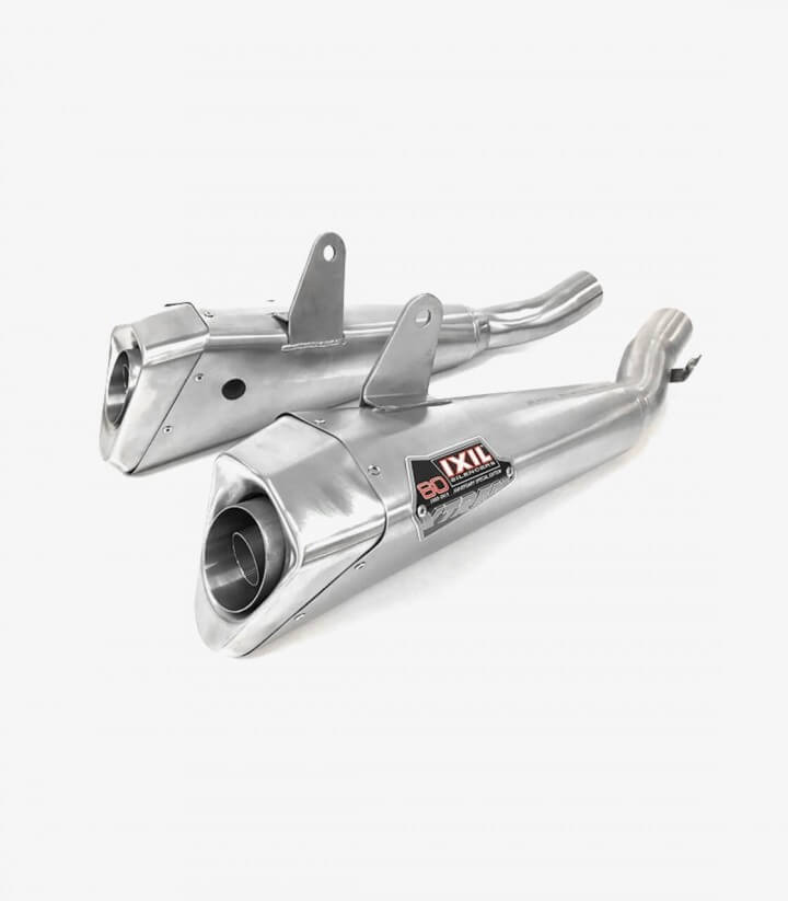Auspuff FD5844SS+FD5845SS Ixil X55S Stahl für Ducati M 696 Monster (08-13)