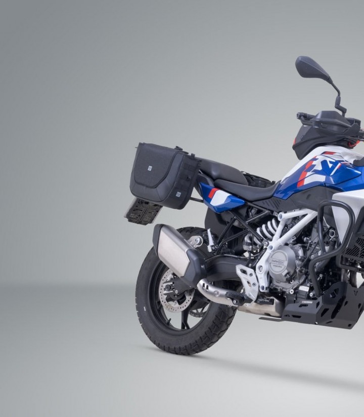 Seitentaschen SW-MOTECH Legend Gear + V-LOC Träger 16/11 L BMW F 450 GS (25) BC.HTA.07.984.22100