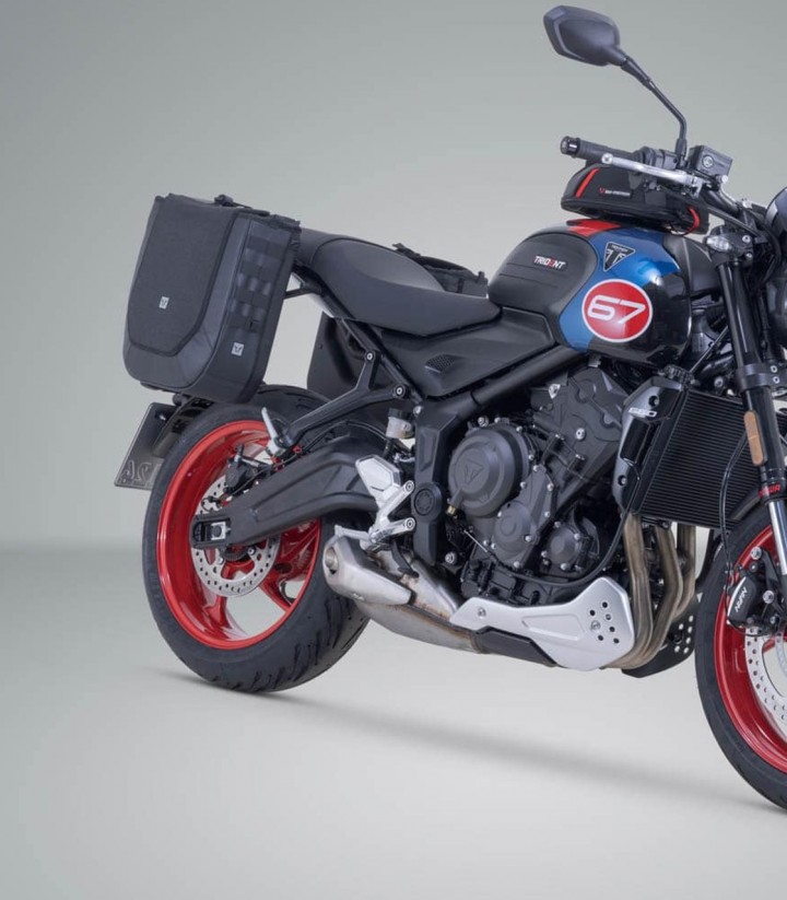 Bolsas Laterales SW-MOTECH Legend Gear + Soportes V-LOC 16/16 L Triumph Trident 660 (21-25) BC.HTA.11.842.22000