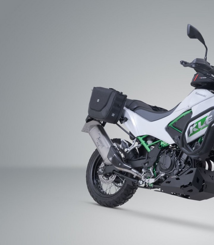 Bolsas Laterales SW-MOTECH Legend Gear + Soportes V-LOC 16/11 L Kawasaki KLE500 (26) BC.HTA.08.084.22100