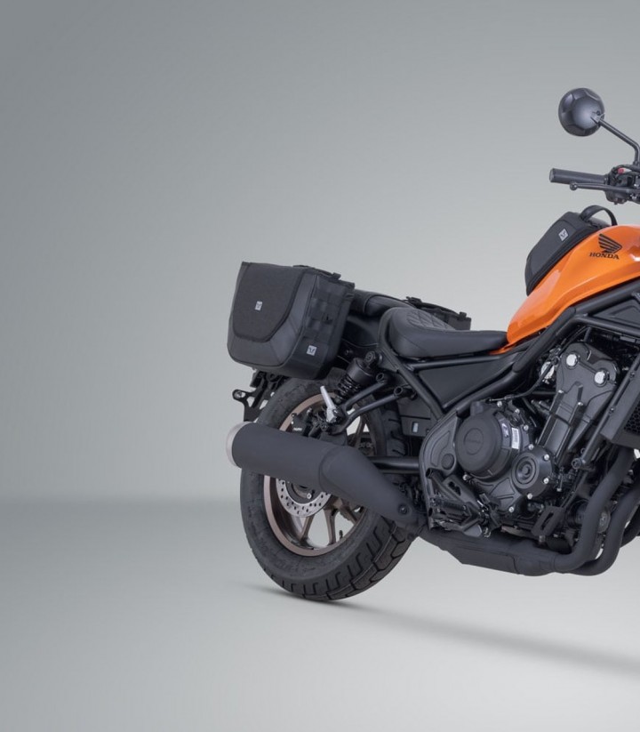 Seitentaschen SW-MOTECH Legend Gear + V-LOC Träger 11/11 L Honda CMX500 Rebel (16-24), Rebel 300 (23) BC.HTA.01.887.22000