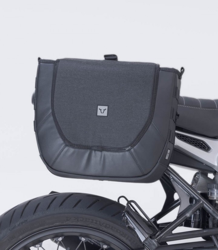 Bolsas Laterales SW-MOTECH Legend Gear + Soportes V-LOC 11/11 L BMW R nineT (14-20) BC.HTA.07.512.22000