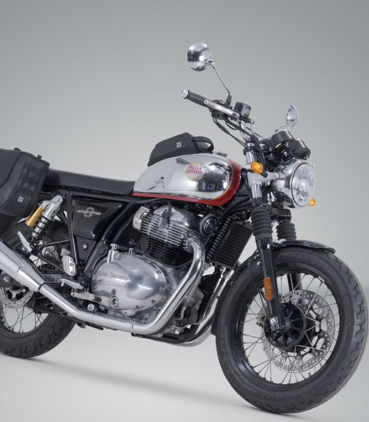 Bolsas Laterales SW-MOTECH Legend Gear + Soportes V-LOC 11/11 L Royal Enfield Continental GT 650 (18), Interceptor 650 (18-19) B
