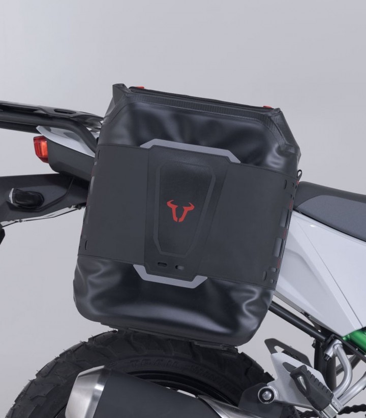Seitentaschen SW-MOTECH WP + V-LOC Träger 16/16 L Kawasaki KLE500 (26) BC.SYS.08.084.32000