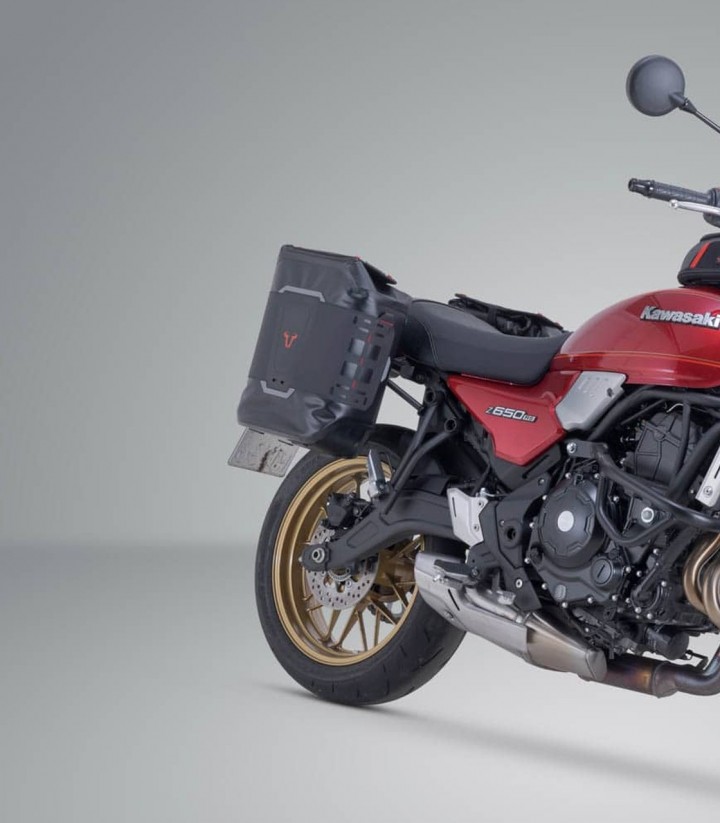 Seitentaschen SW-MOTECH WP + V-LOC Träger 16/16 L Kawasaki Z650RS (21-23) BC.SYS.08.993.32000