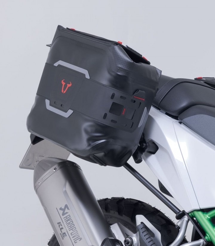 Bolsas Laterales SW-MOTECH WP + Soportes V-LOC 16/11 L Kawasaki KLE500 (26) BC.SYS.08.084.32100