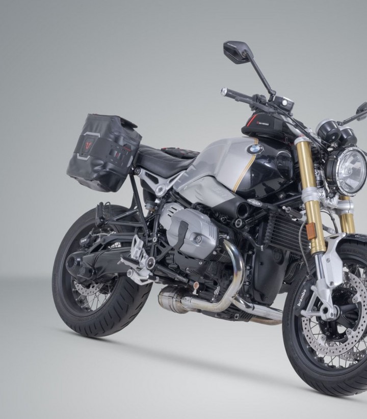 Bolsas Laterales SW-MOTECH WP + Soportes V-LOC 11/11 L BMW R nineT (14-20) BC.SYS.07.512.32000