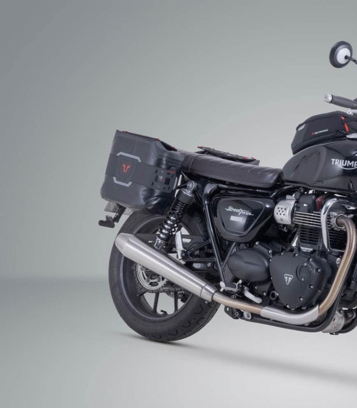 Bolsas Laterales SW-MOTECH WP + Soportes V-LOC 11/16 L BMW R nineT Racer (16-20) BC.SYS.07.512.32100