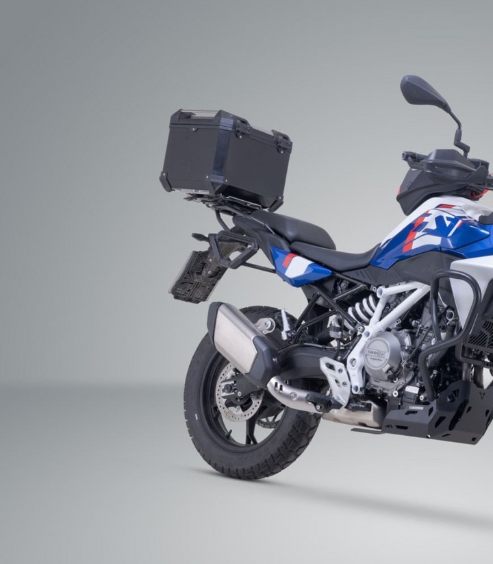 SW-MOTECH 38 L TRAX ADV Side Case with Carrier for BMW F 450 GS (25) Black GPT.07.984.70000/B
