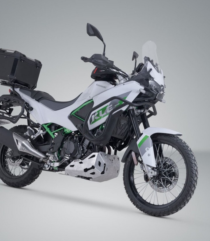 SW-MOTECH 38 L TRAX ADV Side Case with Carrier for Kawasaki KLE500 (26) Black GPT.08.084.70000/B