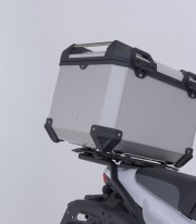 SW-MOTECH 38 L TRAX ADV Side Case with Carrier for Kawasaki KLE500 (26) Silver GPT.08.084.70000/S