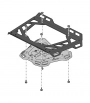 SW-MOTECH Street-Rack Luggage Rack for KTM 690 LC4 Enduro (19), 690 LC4 Enduro R (19-25), 690 SMC R (19-25) GPT.04.946.16001/B