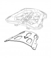 SW-MOTECH Street-Rack Luggage Rack for BMW F 450 GS (25) GPT.07.984.16000/B