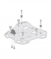Maleta Superior con Soporte DUSC Negro 41 L Kawasaki KLE500 (26) SW-MOTECH GPT.08.084.65000/B