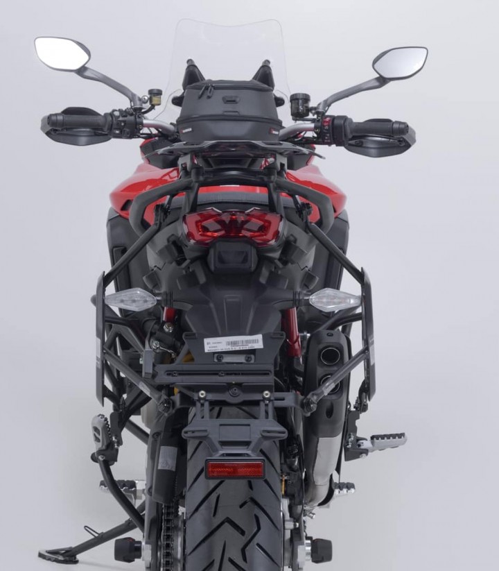 Maletas Laterales con Soporte DUSC Negras 41/41 L Ducati Multistrada V4 (20-24) SW-MOTECH KFT.22.822.65103/B