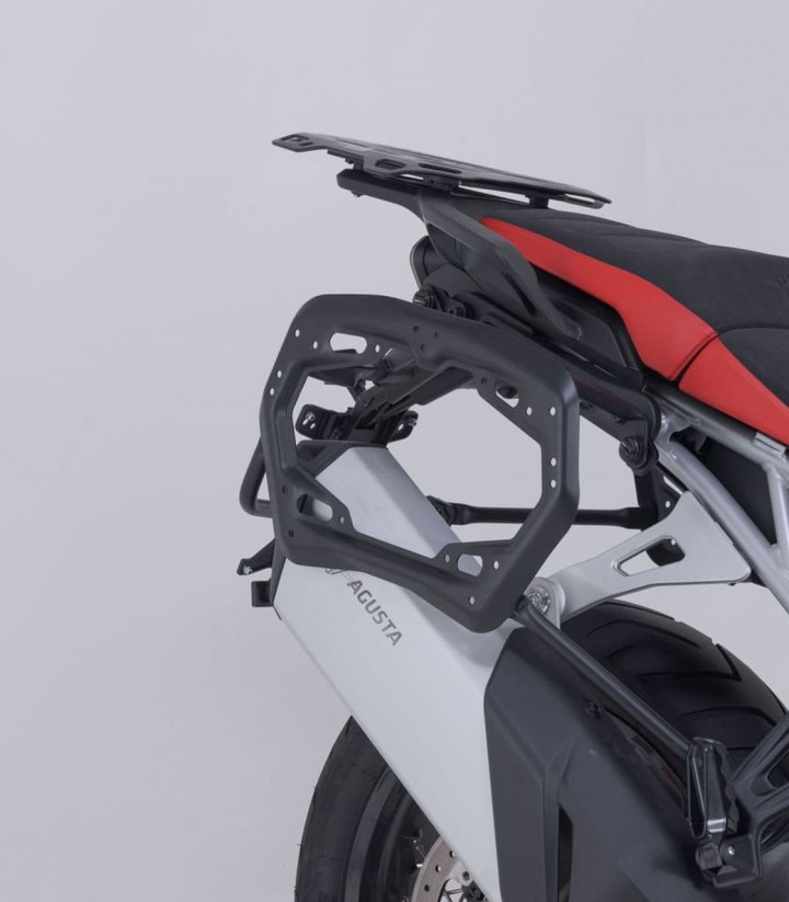Maletas Laterales con Soporte DUSC Negras 41/33 L MV Agusta Enduro Veloce (24) SW-MOTECH KFT.28.023.65000/B
