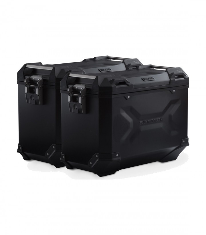 Seitenkoffer mit Träger TRAX ADV Schwarz 45 L Kawasaki KLE500 (26) SW-MOTECH KFT.08.084.70100/B